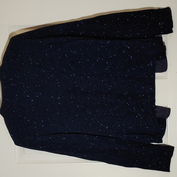 Social Circles Blue Glitter Sparkle Jacket and attached Undershirt Size 10 New - Picture 4 of 7